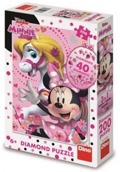 MINNIE MOUSE 200 ΤΕΜ. DIAMOND ΠΑΖΛ Dino