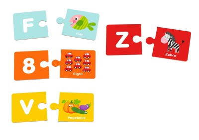 Παζλ Αλφάβητο & Αριθμοί Αγγλικά