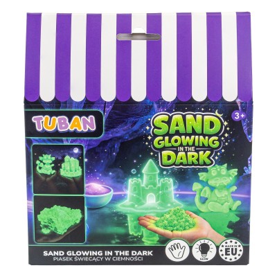 Σετ Κατασκευή άμμος GLOWING IN THE DARK